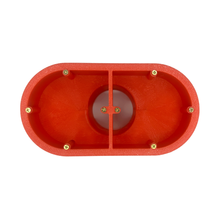 Podwójna puszka elektryczna do elewacji 100mm regulowana do styropianu