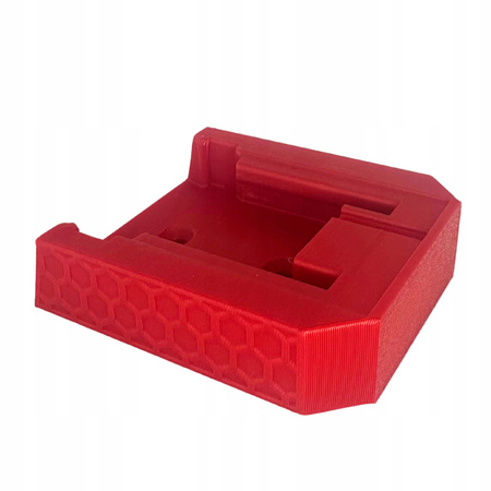 6x Uchwyt na baterie akumulator Milwaukee M18 click ZESTAW wieszak ścienny