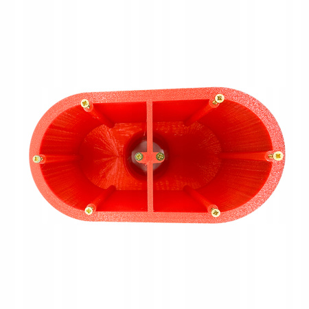 Podwójna puszka elektryczna do elewacji 200mm regulowana do styropianu