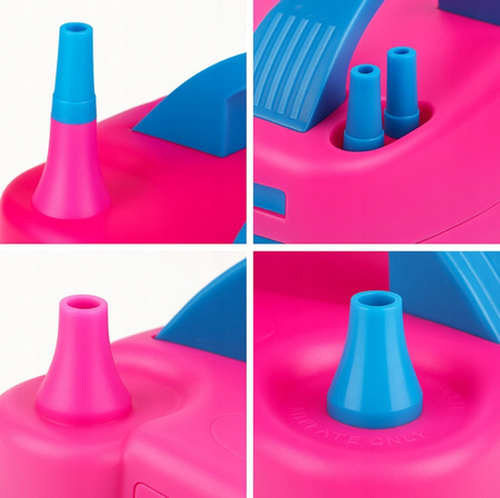 Pompka Elektryczna do balonów 2 dysze szybka mocna wydajna automatyczna