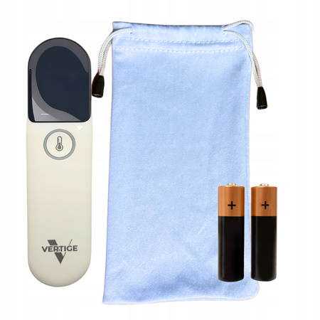 ZESTAW ELEKTRONICZNY TERMOMETR BEZDOTYKOWY VERTIGE ETUI SZYBKI POMIAR