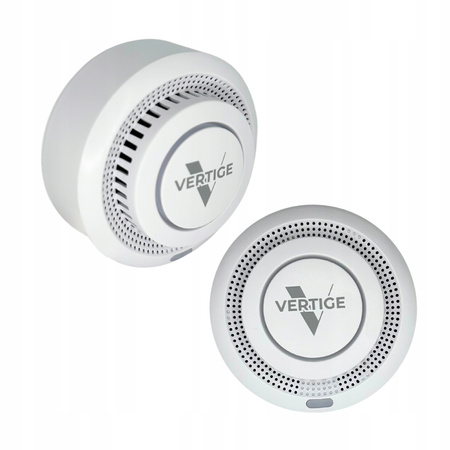 CZUJNIK DYMU DETEKTOR OGNIA WIFI ALARM BEZPRZEWODOWY CZUJKA TUYA ZESTAW