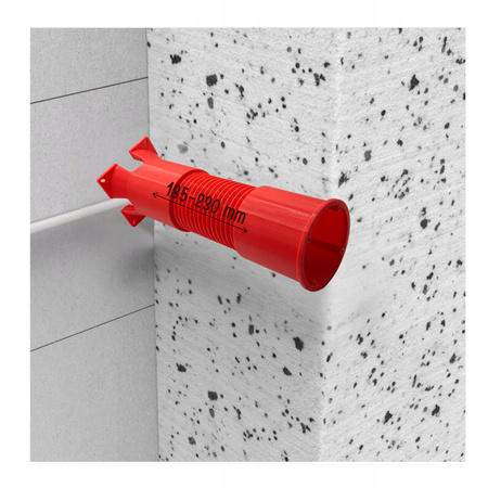 Puszka elektryczna do elewacji 200mm regulowana do styropianu 20 elewacyjna