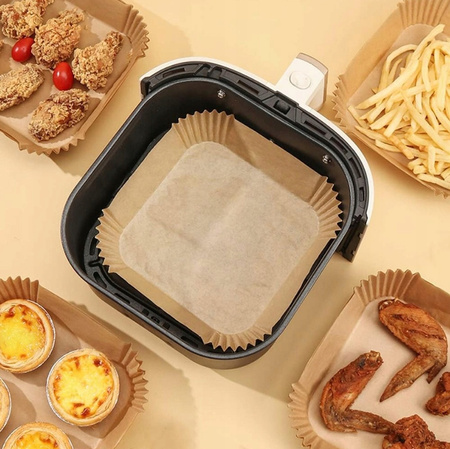 PAPIER DO AIR FRYER FRYTKOWNICY BEZTŁUSZCZOWEJ WKŁAD WKŁADY DO PIECZENIA