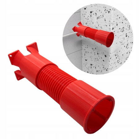 Puszka elektryczna do elewacji 200mm regulowana do styropianu 20 elewacyjna