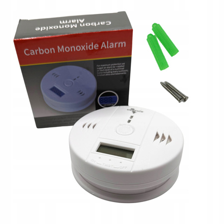 CZUJNIK CZADU TLENKU WĘGLA LCD DETEKTOR CO LCD WYKRYWACZ BEZPRZEWODOWY tuya