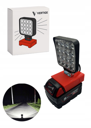 LAMPA DO MILWAUKEE 18V M18 HALOGEN ROBOCZY LED NA AKUMULATOR