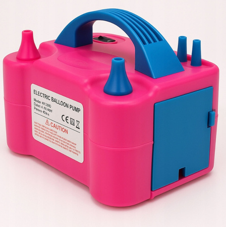 Pompka Elektryczna do balonów 2 dysze szybka mocna wydajna automatyczna