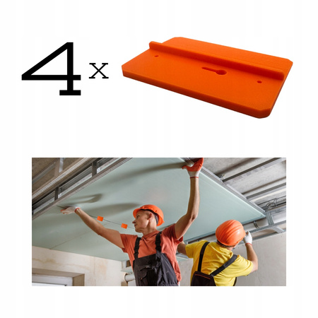 4x UCHWYT NARZĘDZIE PRZYRZĄD DO MONTAŻU REGIPSÓW PŁYT G-K WIESZAK gk g\k