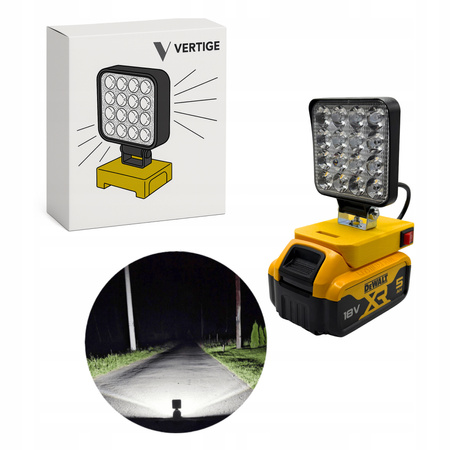 LAMPA DO DEWALT 18V HALOGEN ROBOCZY LED NA AKUMULATOR