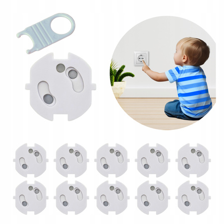 ROTACYJNE ZABEZPIECZENIA GNIAZDEK ZAŚLEPKI KONTAKTÓW ZATYCZKI 10 +1 SZT.