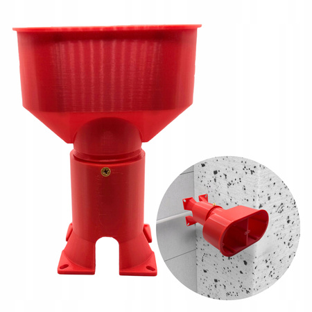 Podwójna puszka elektryczna do elewacji 200mm regulowana do styropianu