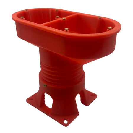 Podwójna puszka elektryczna do elewacji 100mm regulowana do styropianu