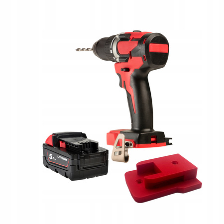 6x Uchwyt na narzędzia Milwaukee M18 ZESTAW wieszak ścienny adapter