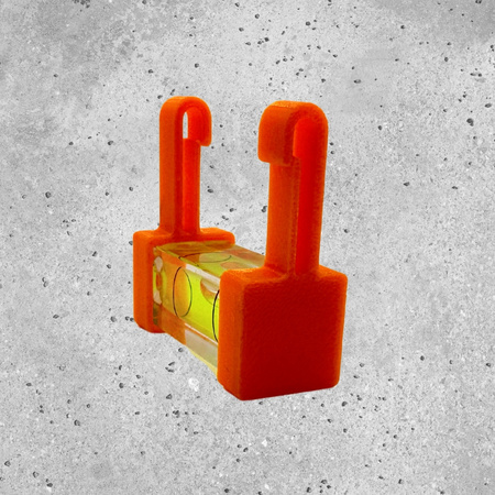 Poziomica sznurkowa z blokadą spadania libella murarska budowlana 45 mm