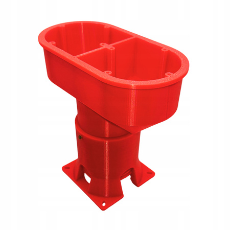 Podwójna puszka elektryczna do elewacji 150 mm regulowana do styropianu zakres 140-190 mm