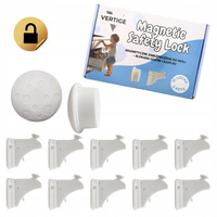 BLOKADA MAGNETYCZNA ZABEZPIECZENIE DO SZAFEK MEBLI DRZWI SZUFLAD BLOKADY